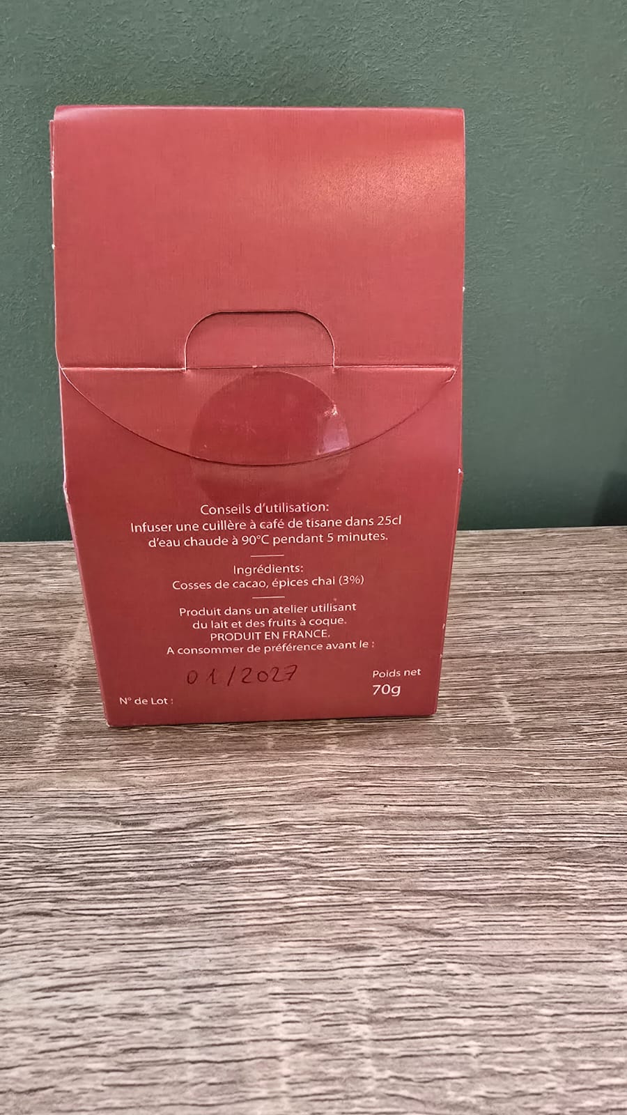 Délice Infusé – Cacao Chaï