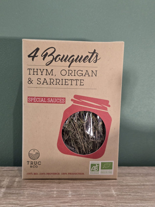Bouquets de Thym, Origan et Sarriette